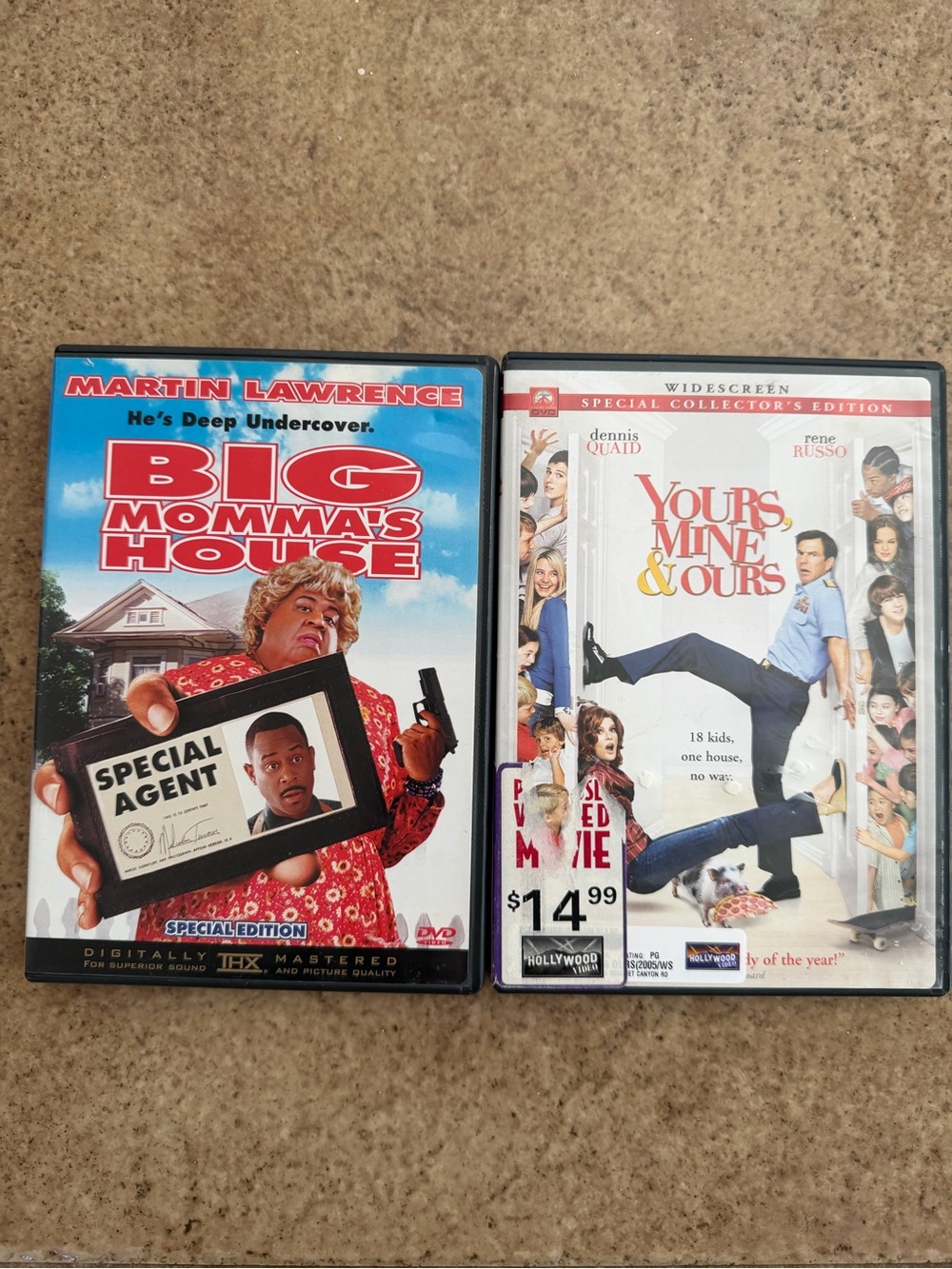 Big Momma's House & Yours, Mine & Ours DVD Lot